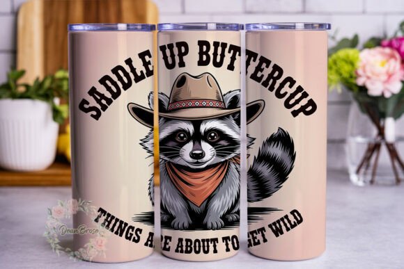Review: Cowboy Raccoon 20oz Tumbler Wrap
