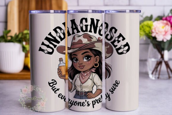 Sarcastic Cowgirl Chibi 20oz Tumbler