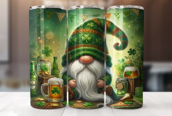 St. Patricks Gnome 20oz Tumbler Wrap