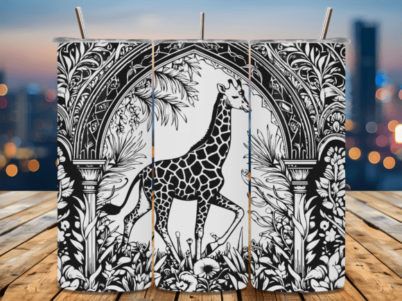 Stained Glass Giraffe