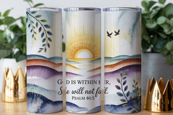 Uplifting Landscape Sunburst Tumbler